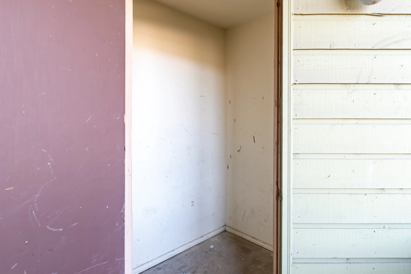 Outdoor storage closet at La Prada Place Apartment Homes