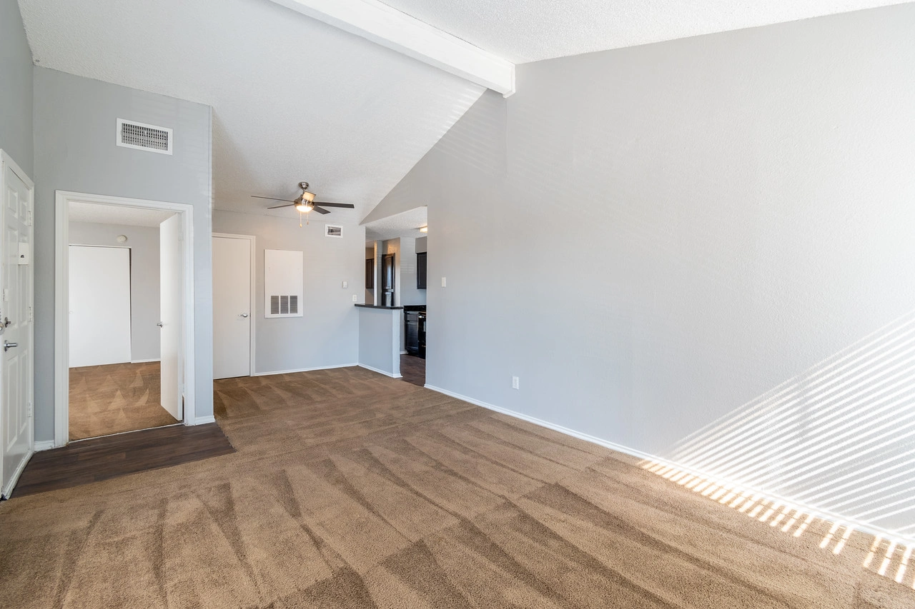 Living Room at La Prada Place Apartment Homes in Dallas, Texas